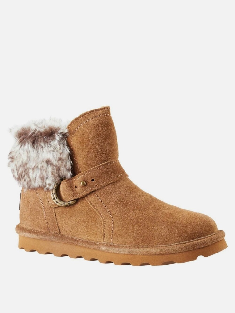 New BEARPAW Women's Koko Pull-on Ankle Bootie Hickory Brown Size 11